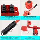 Utility Trolleys: 4 X All-purpose Dolly Plastic Heavy Duty Furniture Mover Slider Set