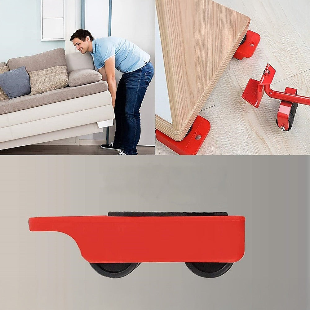 Utility Trolleys: 4 X All-purpose Dolly Plastic Heavy Duty Furniture Mover Slider Set