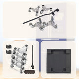 Utility Trolleys: 4 X All-purpose Dolly Metal Heavy Duty Furniture Mover Slider Set