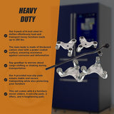 Utility Trolleys: 4 X All-purpose Dolly Metal Heavy Duty Furniture Mover Slider Set