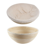 2 x 9" Sourdough Bread Proofing Set Bread Making Kit Round Bowls
