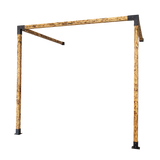 Canopies & Gazebos: Roof Pergola Gazebo Shed Matte Black Steel Brackets DIY Kits