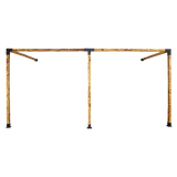 Canopies & Gazebos: Roof Pergola Gazebo Shed Matte Black Steel Brackets DIY Kits