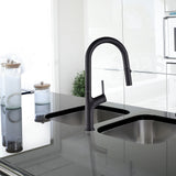 Tap & Sink Accessories: Kitchen Laundry Bathroom Basin Sink Pull Out Mixer Tap Faucet in Black