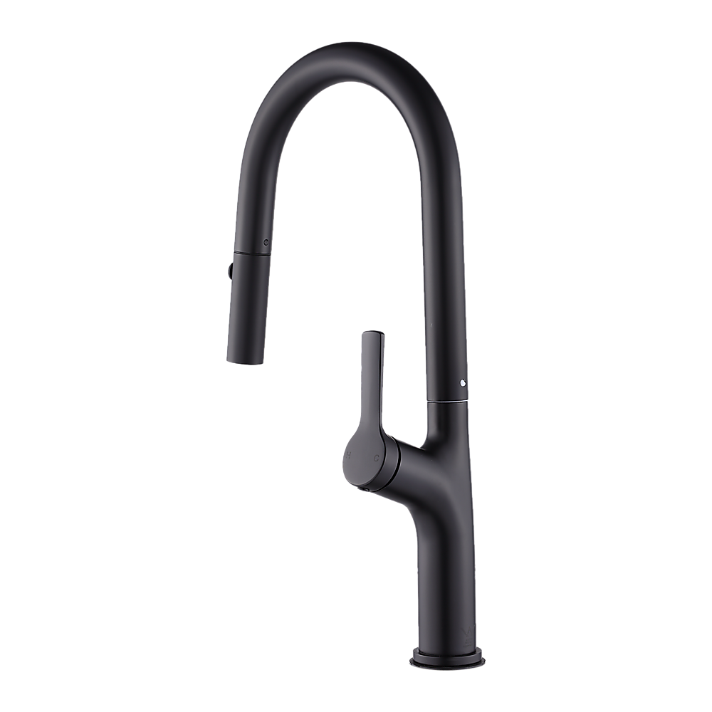 Tap & Sink Accessories: Kitchen Laundry Bathroom Basin Sink Pull Out Mixer Tap Faucet in Black