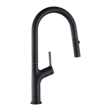 Tap & Sink Accessories: Kitchen Laundry Bathroom Basin Sink Pull Out Mixer Tap Faucet in Black