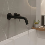 220mm Bath Spout in Matte Black Finish