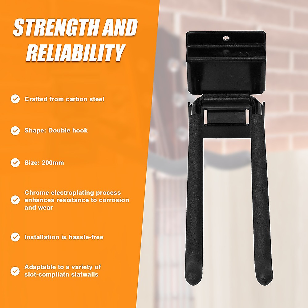 Masonry Tools: Garage Slatwall Retail Store Display Wall Mount Storage Double Hooks