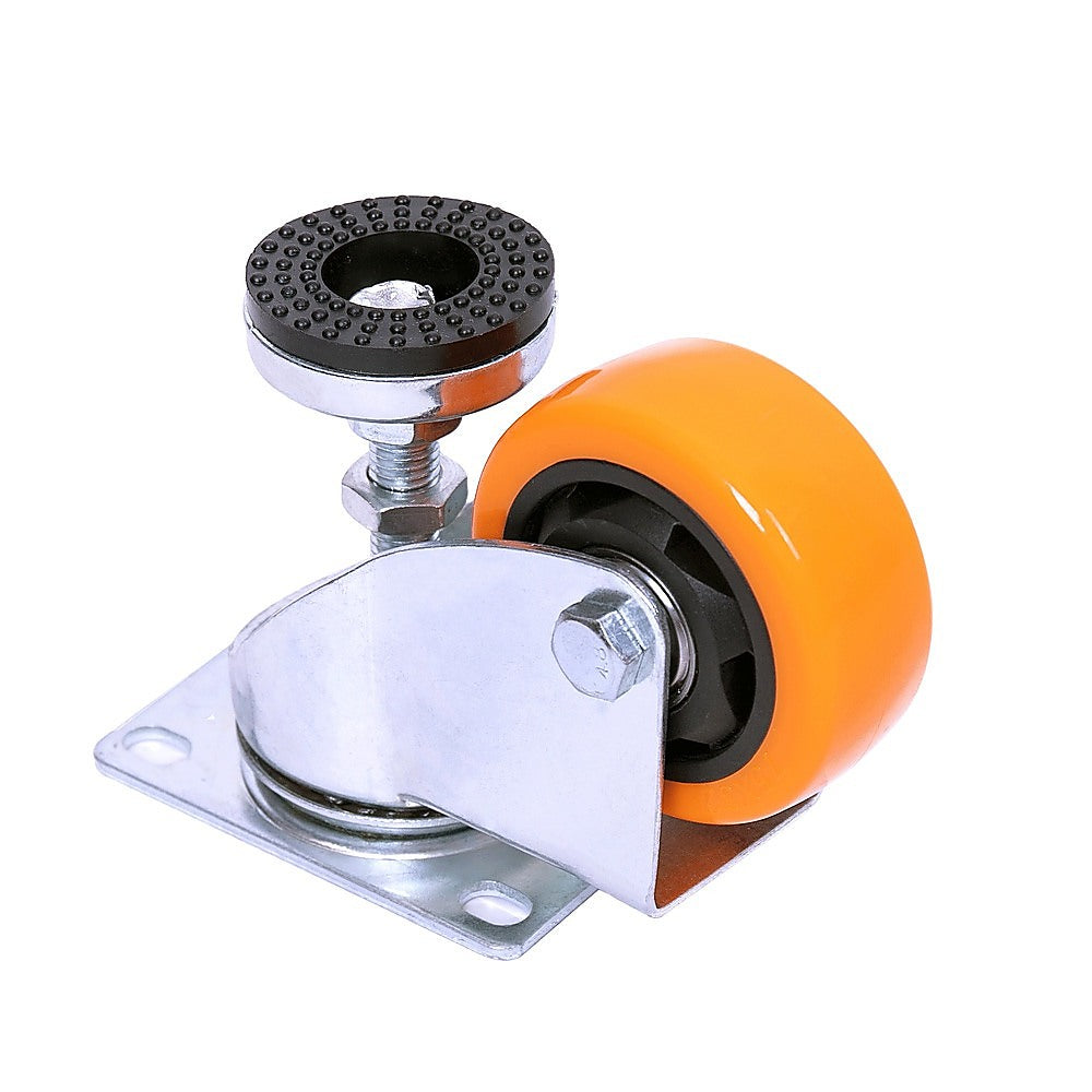 Leveling Casters Swivel Wheels Set of 4, 360 kg Total Load Capacity