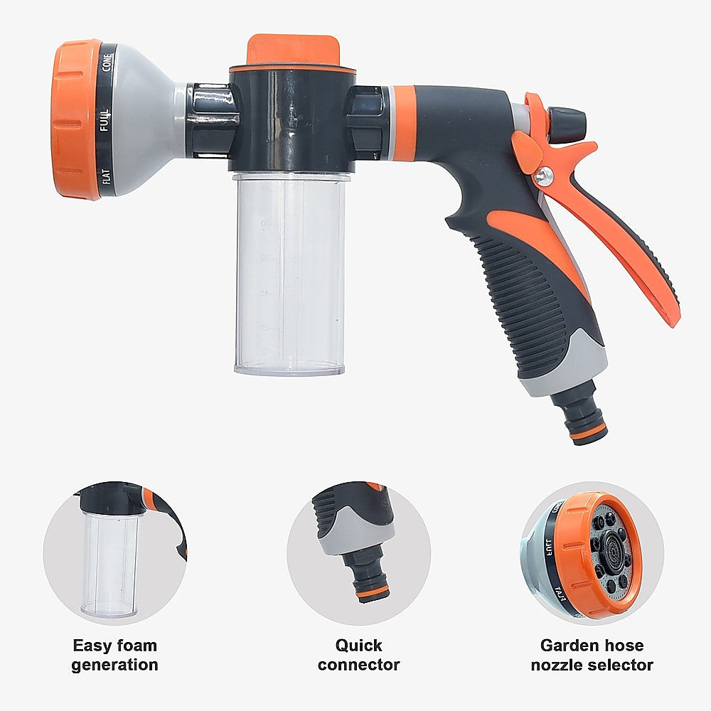 Gardening Accessories: Garden Hose Nozzle Pet Shower Car Wash Leak-Proof Hose Hand Sprayer Switch
