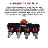 Gardening Accessories: 4-Way Water Distributor Garden Irrigation