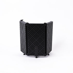 3 Panels Microphone Isolation Shield Mic Sound Absorbing Foam Reflector