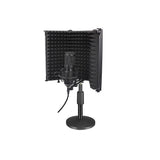 3 Panels Microphone Isolation Shield Mic Sound Absorbing Foam Reflector