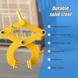 Masonry Tools: Steel Single Scissor Pallet Puller Clamp 1 Ton Capacity Pallet Grabber