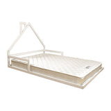 Beds & Bed Frames: Pine Wood Floor Bed House Frame for Kids and Toddlers