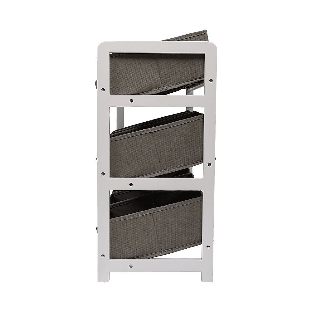 Storage Boxes: Kids Toy Box Storage Unit Drawers Childrens Bedroom Shelf Baby Nursery Furniture Grey