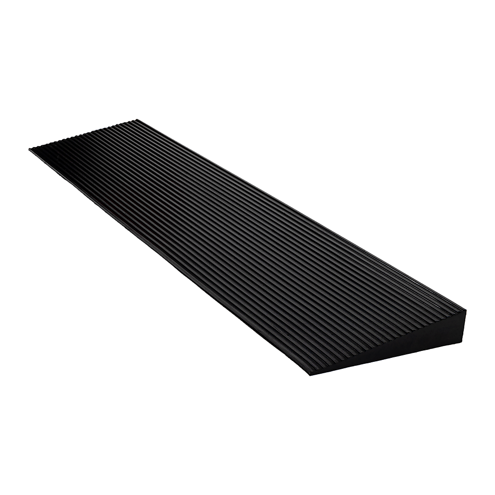 Masonry Tools: Cuttable Threshold Ramp Rubber Wheelchair Ramp Solid 4 cm Rise 90 cm Wide
