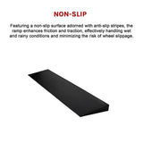 Masonry Tools: Cuttable Threshold Ramp Rubber Wheelchair Ramp Solid 4 cm Rise 90 cm Wide