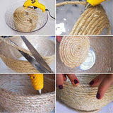 Arts & Crafts: Sisal Rope Natural Jute Hemp Manila Twine Cord 5mm*100m