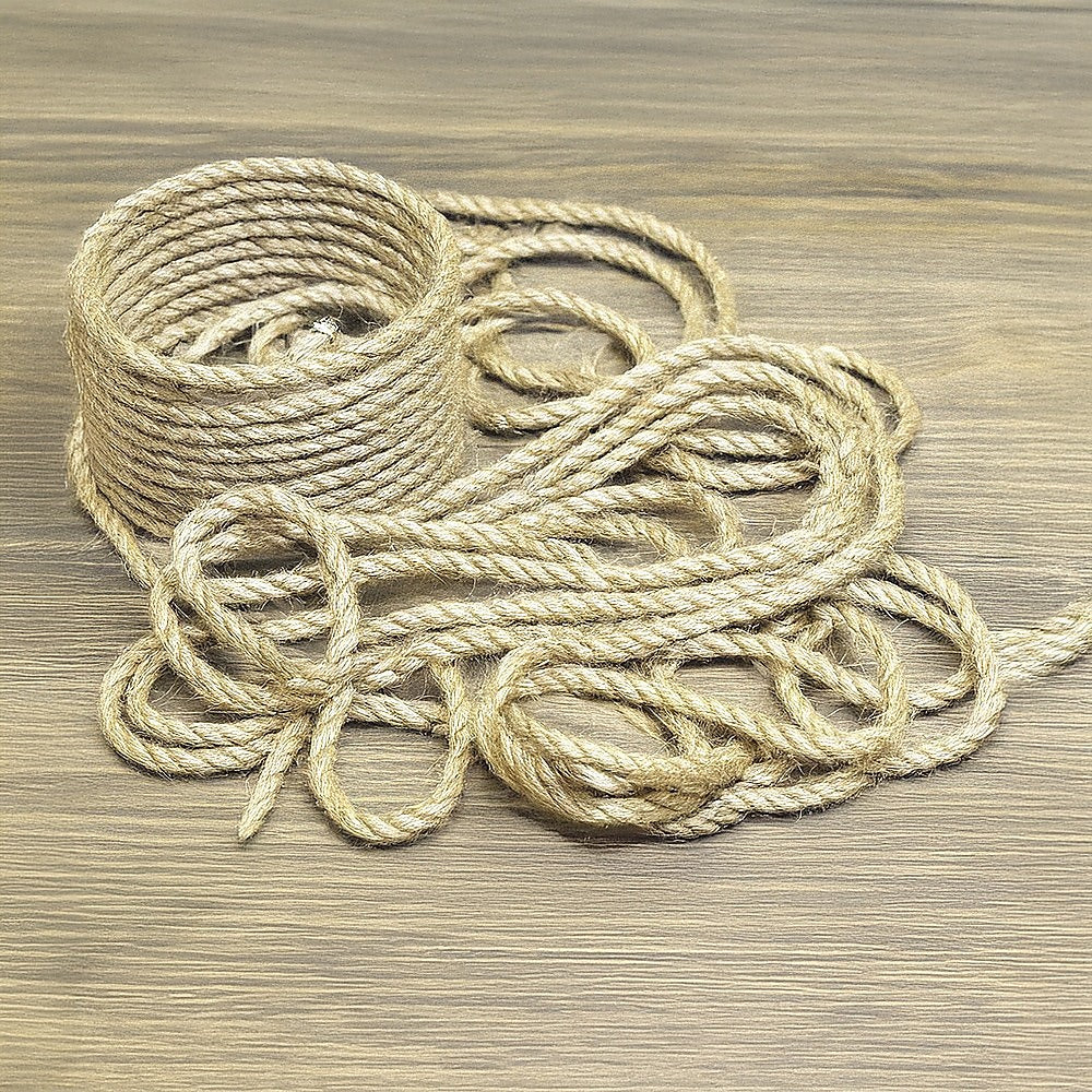 Arts & Crafts: Sisal Rope Natural Jute Hemp Manila Twine Cord 5mm*100m