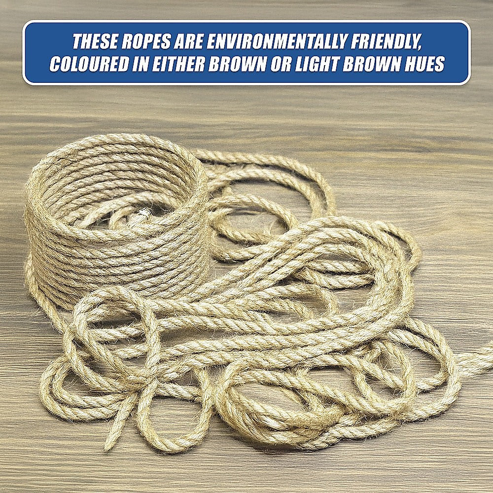 Arts & Crafts: Sisal Rope Natural Jute Hemp Manila Twine Cord 5mm*100m