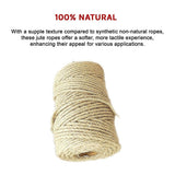 Arts & Crafts: Sisal Rope Natural Jute Hemp Manila Twine Cord 5mm*100m