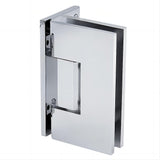 70cm Frameless Swing Bath Screen with Chrome Hardware