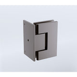 70cm Frameless Swing Bath Panel with Brushed Gunmetal Hardware