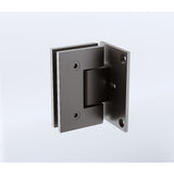 70cm Frameless Swing Bath Panel with Brushed Gunmetal Hardware