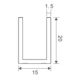110cm Wall to Wall Frameless Shower Screen with Chrome Channel and SS Hinges , Round Knob Handle