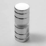 110cm Wall to Wall Frameless Shower Screen – Chrome Wall Channel and Floor Channel, SS Hinges & Round Knob Handle