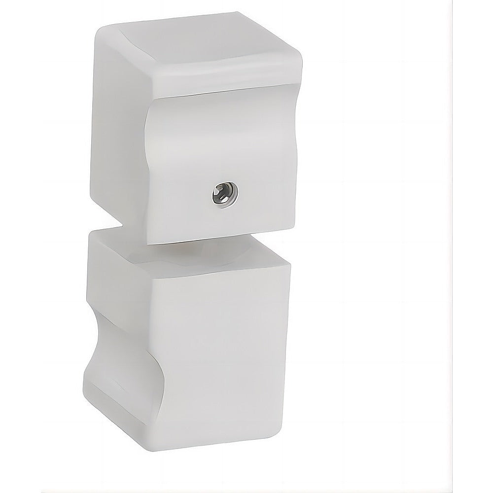 Shower Heads & Screens: 120cm Wall-to-Wall Frameless Shower Screen  White Wall & Floor Channel with Brass Hinges & Square Knob Handle