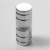 100cm Wall to Wall Frameless Shower Screen with Chrome Channel and Brass Hinges , Round Knob Handle