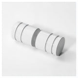 Shower Heads & Screens: 100x90cm Corner Frameless Shower Screen with White Wall F-Brackets and SS Hinges, Round Knob Handle