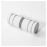 Shower Heads & Screens: 110x100cm Corner Frameless Shower Screen with White Wall F-Brackets and SS Hinges, Round Knob Handle