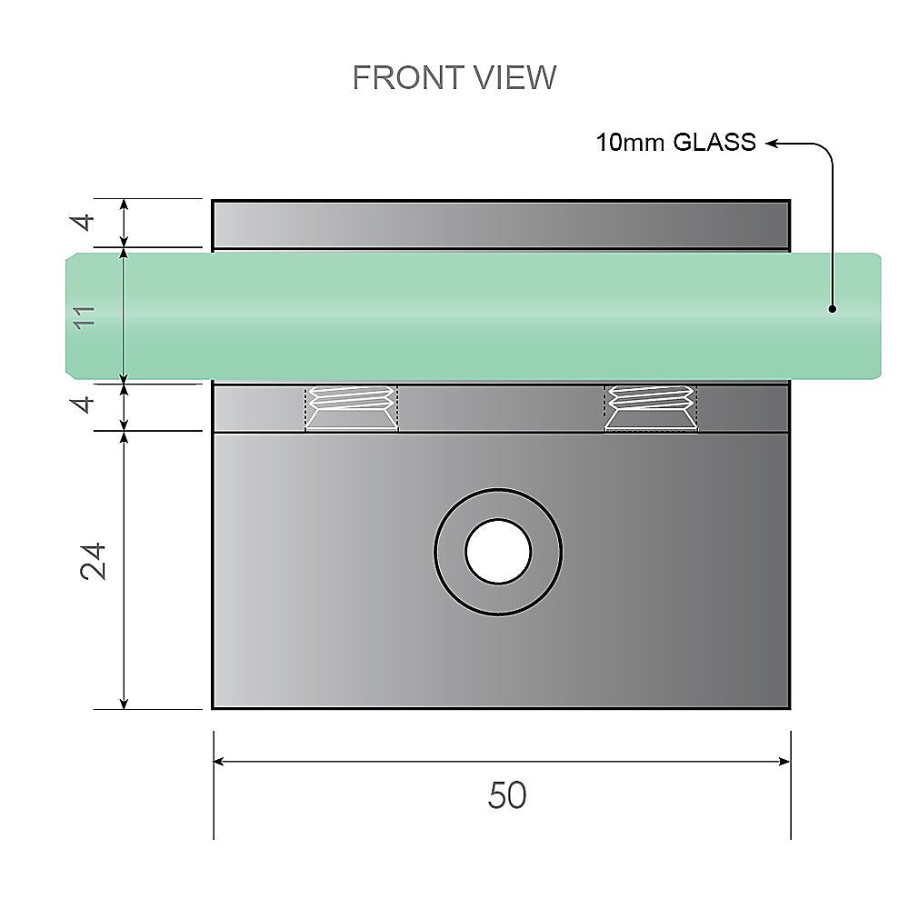 Shower Heads & Screens: 120x90cm Corner Frameless Shower Screen with White Wall & Floor F-Brackets and SS Hinges, Square Double Pull Handle