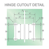 Shower Heads & Screens: 90x80cm Corner Frameless Shower Screen  Nickel Wall Channel with Brass Hinges & Square Knob Handle