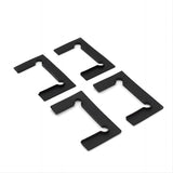 110x70cm Corner Frameless Shower Screen with White Channel and Brass Hinges, Square Knob Handle