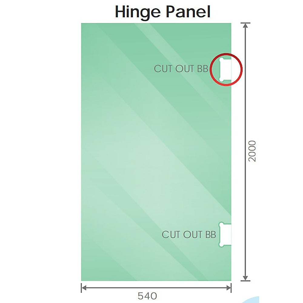 Shower Heads & Screens: 120x100cm Corner Frameless Shower Screen  Gunmetal Wall Channel with Brass Hinges & Round Knob Handle
