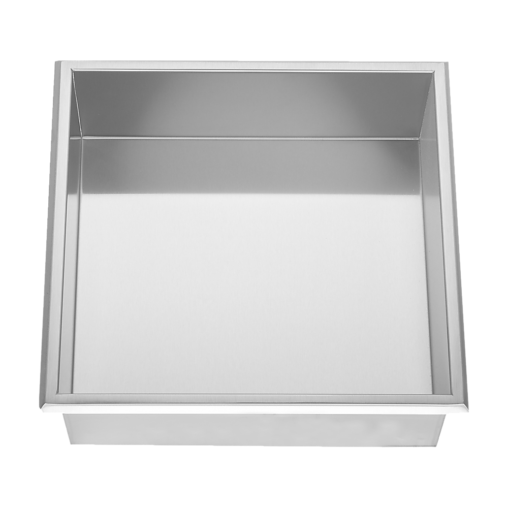 Kitchen & Bathroom DIY: 336 x 336 x 101mm Shower Niche Single Shelf Organizer No Tile Needed in Stainless Steel Finish