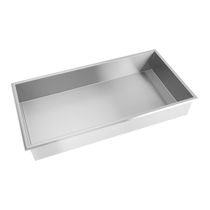 641 x 336 x 101mm Shower Niche Single Shelf Organizer No Tile Needed in Stainless Steel