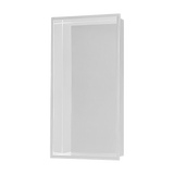 641 x 336 x 101mm Shower Niche Single Shelf Organizer No Tile Needed in White