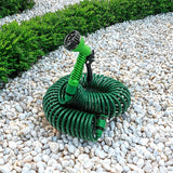 30M Garden Hose Heavy-Duty Coiled Spiral Car Washing Cleaning Water Hose Garden