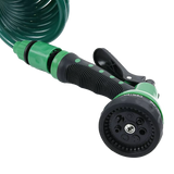 30M Garden Hose Heavy-Duty Coiled Spiral Car Washing Cleaning Water Hose Garden