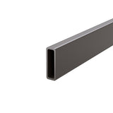 170cm Frameless Glass Sliding Shower Door with Gunmetal Rail and Hardware