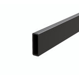 120x90cm Frameless Glass Sliding Corner Shower with Black Rail and Hardware