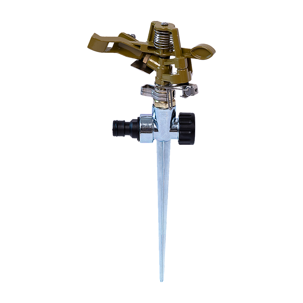 Back Care: Easy to Install Irrigation Sprinkler 360 Degree Rotating Sprinkler Gun Zinc Alloy Adjustable Rocker Sprinkler