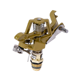 Back Care: Easy to Install Irrigation Sprinkler 360 Degree Rotating Sprinkler Gun Zinc Alloy Adjustable Rocker Sprinkler