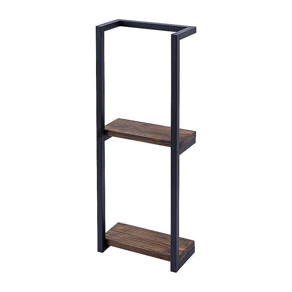 Kitchen & Bathroom DIY: Stylish Bathroom Towel Storage Rack with Wooden Shelves