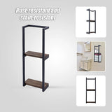Kitchen & Bathroom DIY: Stylish Bathroom Towel Storage Rack with Wooden Shelves